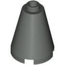 LEGO Dark Gray Cone 2 x 2 x 2 (Open Stud) (3942 / 14918)