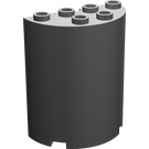 LEGO Dark Gray Cylinder 2 x 4 x 4 Half (6218 / 20430)