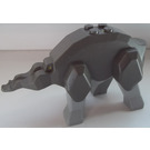 LEGO Donkergrijs Dinosaurus Lichaam Triceratops met Light Grijs Poten