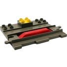 LEGO Dark Gray Duplo Rail Start/Stop section
