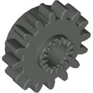 LEGO Dark Gray Gear with 16 Teeth with Clutch (with Teeth around Hole) (6542)