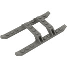 LEGO Dark Gray Helicopter Landing Skids 12 x 6 (30248 / 40939)