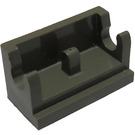 LEGO Dark Gray Hinge 1 x 2 Base (3937)