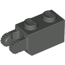 LEGO Dark Gray Hinge Brick 1 x 2 Locking with 2 Fingers (Vertical End) (30365 / 54671)