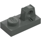 LEGO Donkergrijs Scharnier Plaat 1 x 2 Vergrendelings met Single Finger aan Top (30383 / 53922)