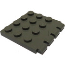 LEGO Donkergrijs Scharnier Plaat 4 x 4 Voertuig Roof (4213)