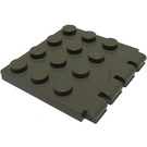 LEGO Gris oscuro Bisagra Placa 4 x 4 Vehículo Tejado (4213 / 30001)