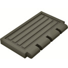 LEGO Dark Gray Hinge Tile 2 x 4 with Ribs (2873)