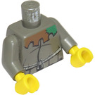 LEGO Donkergrijs Hunchback Torso (973 / 73403)