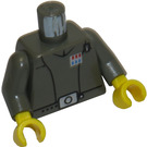 LEGO Donkergrijs Imperial Officer Kapitein Torso (973)