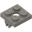 LEGO Donkergrijs Magneet Houder Plaat 2 x 2 Onderkant (30159)