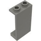 LEGO Dark Gray Panel 1 x 2 x 3 without Side Supports, Hollow Studs (2362 / 30009)