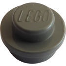 LEGO Donkergrijs Plaat 1 x 1 Rond (6141 / 30057)