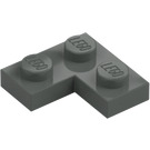 LEGO Donkergrijs Plaat 2 x 2 Hoek (2420)