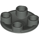LEGO Dark Gray Plate 2 x 2 Round with Rounded Bottom (2654 / 28558)