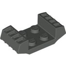 LEGO Dark Gray Plate 2 x 2 with Raised Grilles (41862)
