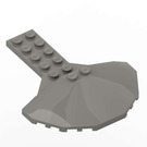 LEGO Dark Gray Plate 2 x 6 with Half Saucer (30195)
