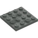 LEGO Donkergrijs Plaat 4 x 4 (3031)