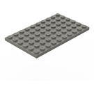 LEGO Mørk grå Plate 6 x 10 (3033)