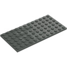 LEGO Gris oscuro Placa 6 x 12 (3028)