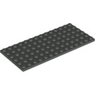 LEGO Dark Gray Plate 6 x 14 (3456)