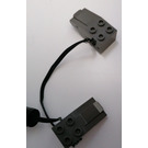 LEGO Donkergrijs Power Contacts for 9 Volt Trein Tracks