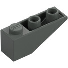 LEGO Mörkgrå Backe 1 x 3 (25°) Omvänd (4287)