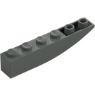 LEGO Dunkelgrau Schrägstein 1 x 6 Gebogen Invers (41763 / 42023)