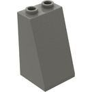 LEGO Dark Gray Slope 2 x 2 x 3 (75°) Hollow Studs, Rough Surface (3684 / 30499)