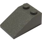 LEGO Dark Gray Slope 2 x 3 (25°) with Rough Surface (3298)