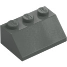 LEGO Tmavě šedá Sklon 2 x 3 (45°) (3038)