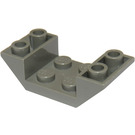 LEGO Donkergrijs Helling 2 x 4 (45°) Dubbele Omgekeerd met Open Midden (4871)