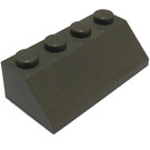 LEGO Dark Gray Slope 2 x 4 (45°) with Rough Surface (3037)