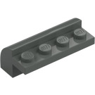 LEGO Dark Gray Slope 2 x 4 x 1.3 Curved (6081)