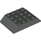 LEGO Donkergrijs Helling 4 x 6 (45°) Dubbele (32083)