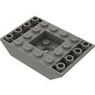 LEGO Tmavě šedá Sklon 4 x 6 (45°) Dvojité Převrácený (30183)