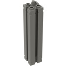 LEGO Dark Gray Support 2 x 2 x 8 with Top Peg and Grooves (45695)