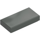 LEGO Dark Gray Tile 1 x 2 with Groove (3069 / 30070)