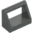 LEGO Dark Gray Tile 1 x 2 with Handle (2432)