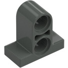 LEGO Dark Gray Tile 1 x 2 with Perpendicular Beam 2 (32530)