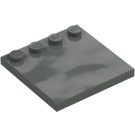 LEGO Dark Gray Tile 4 x 4 with Studs on Edge (6179)