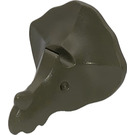 LEGO Dark Gray Triceratops head / Jaw top (30460)