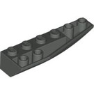 LEGO Dunkelgrau Keil 2 x 6 Doppelt Invertiert Recht (41764)