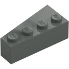 LEGO Dark Gray Wedge Brick 2 x 4 Right (41767)