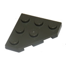 LEGO Dark Gray Wedge Plate 3 x 3 Corner (2450)