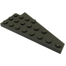 LEGO Dark Gray Wedge Plate 4 x 8 Wing Left with Underside Stud Notch (3933 / 45174)