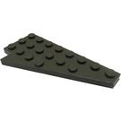 LEGO Donkergrijs Wig Plaat 4 x 8 Vleugel Rechtsaf met onderkant Stud Notch (3934)