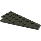 LEGO Dark Gray Wedge Plate 4 x 8 Wing Right with Underside Stud Notch (3934 / 45175)