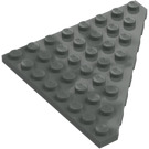 LEGO Dunkelgrau Keil Platte 8 x 8 Ecke (30504)