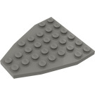 LEGO Dark Gray Wing 7 x 6 without Stud Notches (2625)